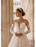 Sweetheart Neck Ivory Lace Corset Back Wedding Dress